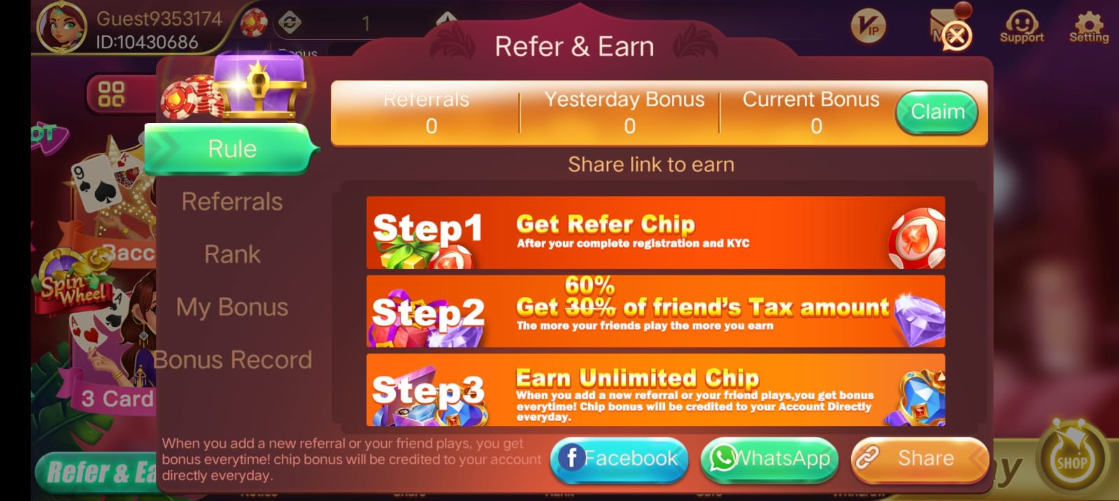 "Rummy Ola" APP