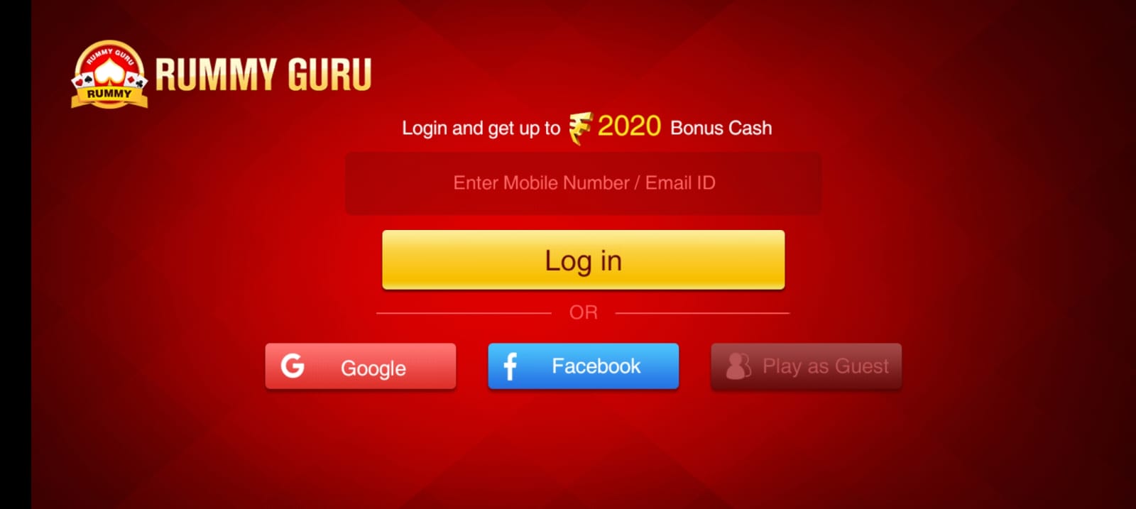 Rummy Guru App || Bonus 49₹ || रमी गुरु ऐप || Withdrawal 100₹ 3 Create Account In Rummy Guru App