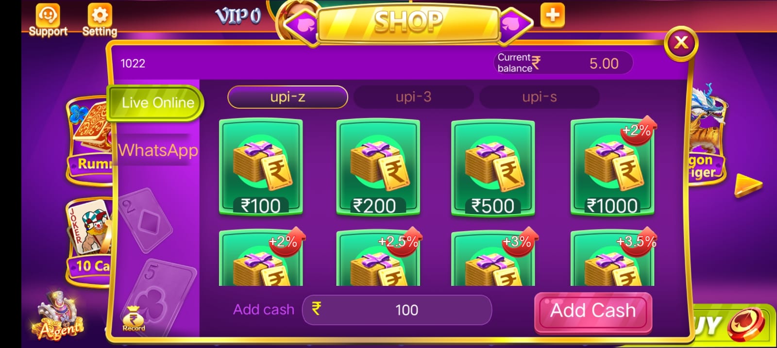 Teen Patti Mini App || Sign Up Bonus 50₹ || तीन पत्ती मिनी ऐप || Withdrawal 100₹ 5 Add Money In Teen Patti Mini App