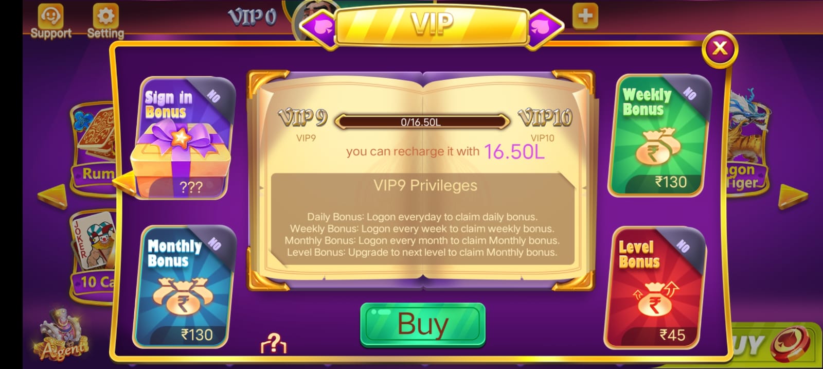 Teen Patti Mini App || Sign Up Bonus 50₹ || तीन पत्ती मिनी ऐप || Withdrawal 100₹ 8 VIP Bonus Work In Teen Patti Mini App