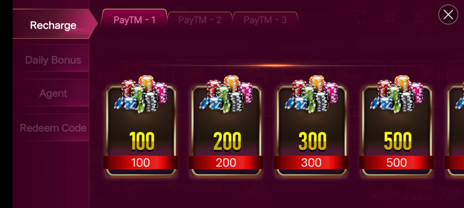 Add Money In Rummy Pub Application 