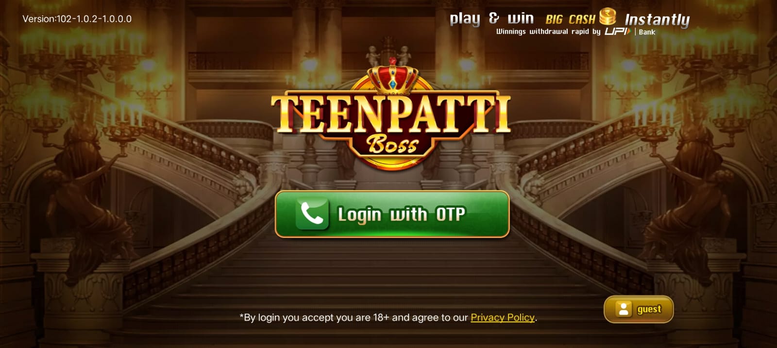 Create Account In Teen Patti Boss Apk