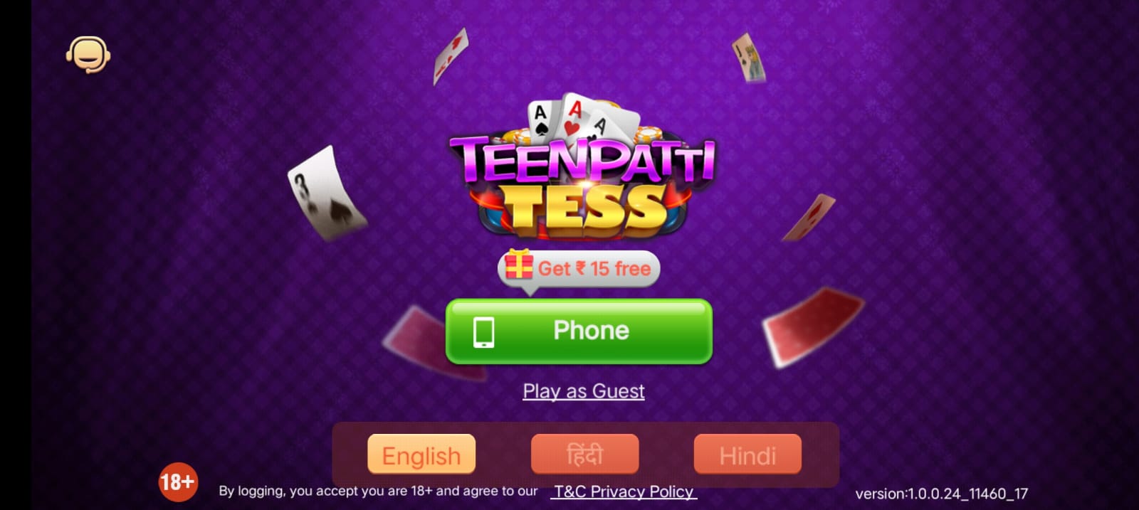 Register In Teen Patti Tess App