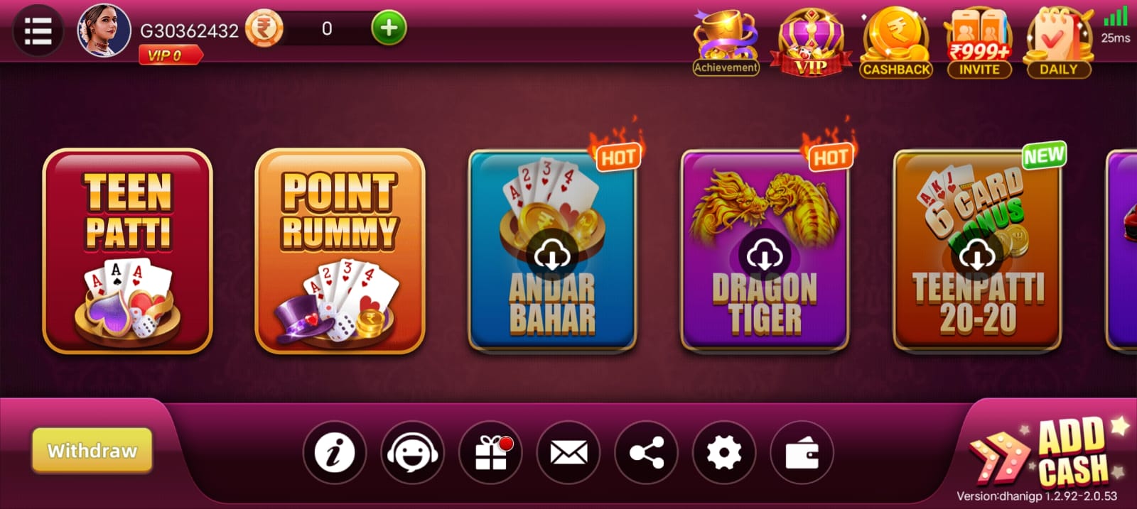 Teen Patti Dhani App || Welcome Bonus ₹120 || तीन पत्ती धानी ऐप || Withdraw ₹100 4 Dhani Teen Patti Apk