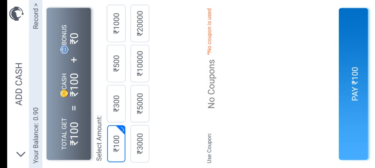 Add Money Process In Super Club App