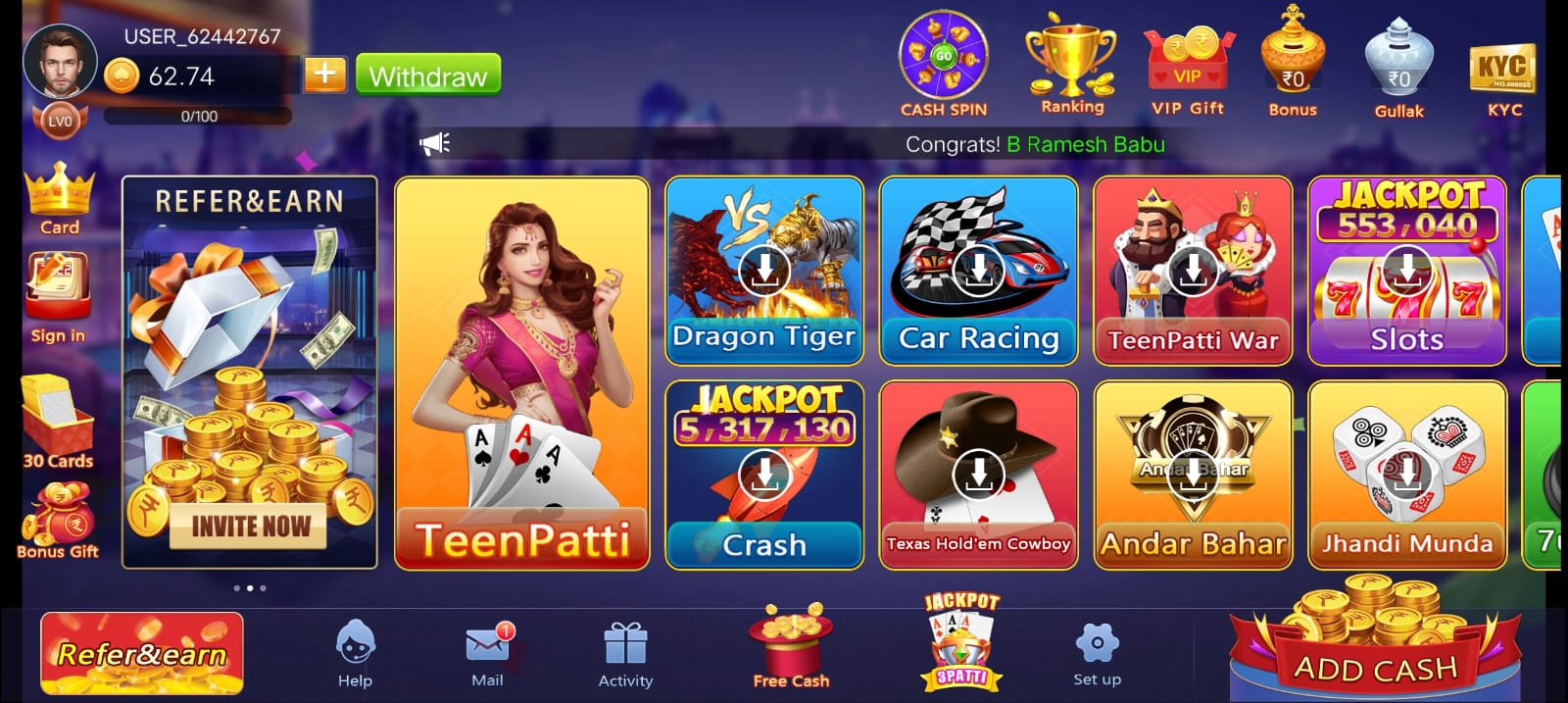 Teen Patti Salaar App | Bonus ₹31 | तीन पत्ती सलार एप | Withdraw ₹100 3 Salaar Teen Patti App